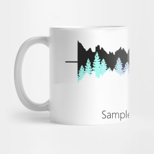 Sample Everything Music Producer Waveform Mug